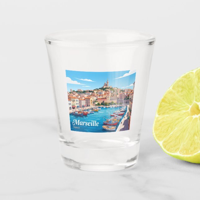 Copo De Shot Marselha França (Frente)