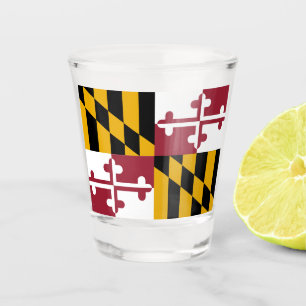 Copo De Shot Maryland Flag