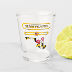 COPO DE SHOT MARYLAND MAP, MARYLAND, USA. SAMER BRASIL