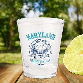 Copo De Shot Maryland Old Line State Crab