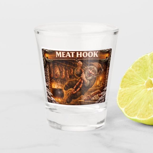 Copo De Shot Meat Hook Icelandic Yule Lad (Frente)