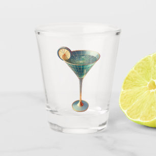 Copo De Shot Meio século Futurístico Atômico Martini
