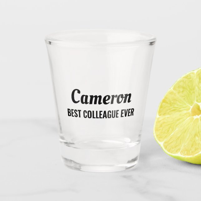Copo De Shot Melhor Colega (Frente)