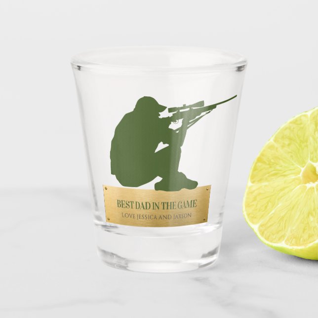 Copo De Shot Melhor presente personalizado no jogo (Frente)