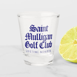 Copo De Shot Membro da Lifetime do Clube de Golfe Mulligan, San