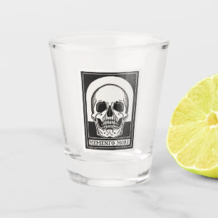 Copo De Shot Memento Mori Skull