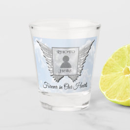 Copo De Shot Memorial Angel Wings Adiciona Vidro Fotografado