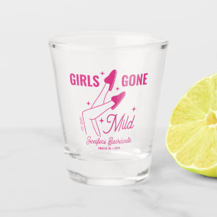 Copo De Shot Meninas Ficaram Ligeiras Bachelorette de Ilustraçã
