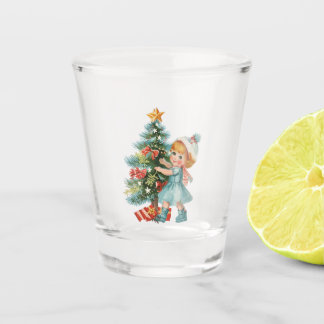 Copo De Shot Menininha Vintage