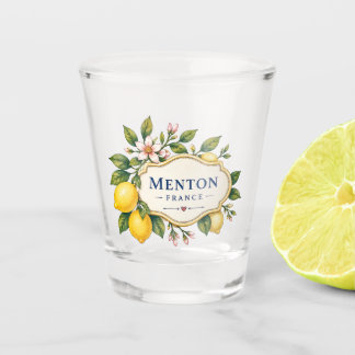 Copo De Shot Menton Lemon French Riviera Shot Glass