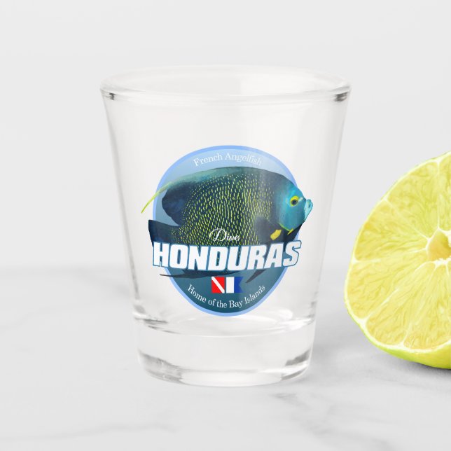 Copo De Shot Mergulhe Honduras (DD2) (Frente)