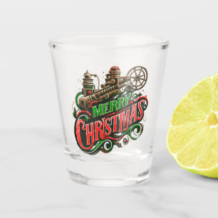 Copo De Shot Merry Christmas steampunk