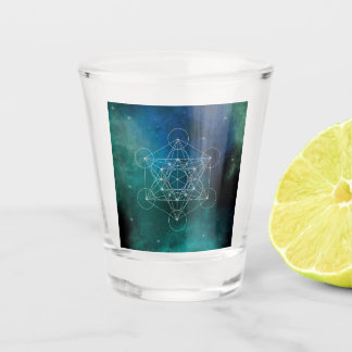 Copo De Shot Metatron, chakra,zen,geométrico sagrado, anjo, esp