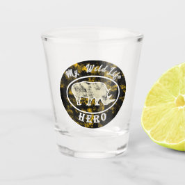 Copo De Shot Meu herói da vida selvagem