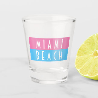 Copo De Shot Miami Beach Vice Shot Glass