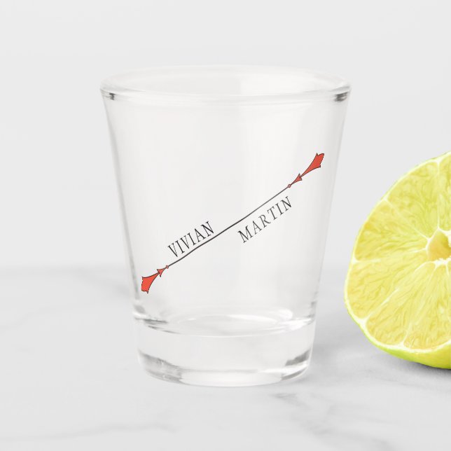 Copo De Shot Midnight Autumn Wedding (Frente)