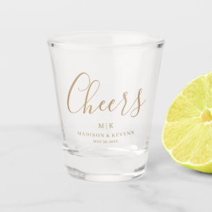 Copo De Shot Mínimo e Chic Casamento