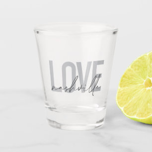 Copo De Shot Mínimo, simples, moderno, legal design Love Nashvi