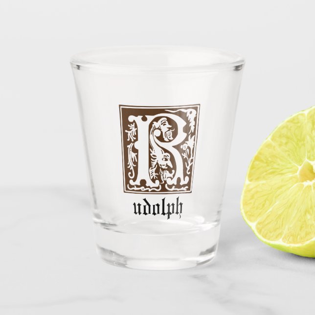 Copo De Shot Mítica do século XVI cria Capital Decorativo R (Frente)