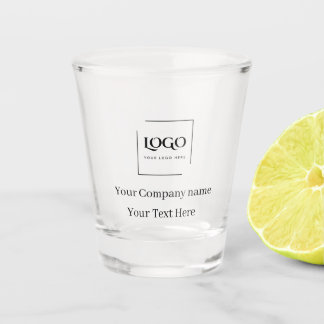 Copo De Shot Modelo de logotipo personalizado elegante