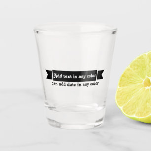 Copo De Shot Modelo na fita preta Shot Glass