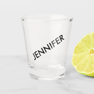 Copo De Shot Modern Chic Extravagant Você O Nomeia Personalizad