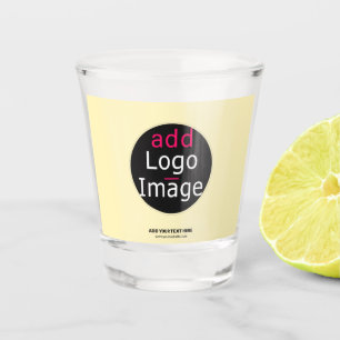 Copo De Shot Moderno Business Chic Personalizável Adicionar Log