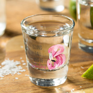Copo De Shot Moderno Exótico Altura E Fabuloso Flamingo BE