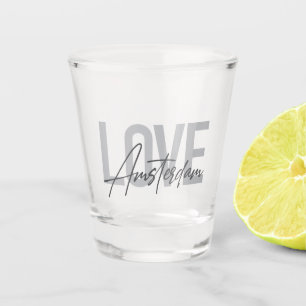 Copo De Shot Moderno, simples, chic, legal design Love Amsterda