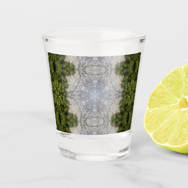 Copo De Shot Moisés Verdes e Arte da Terra (Frente)