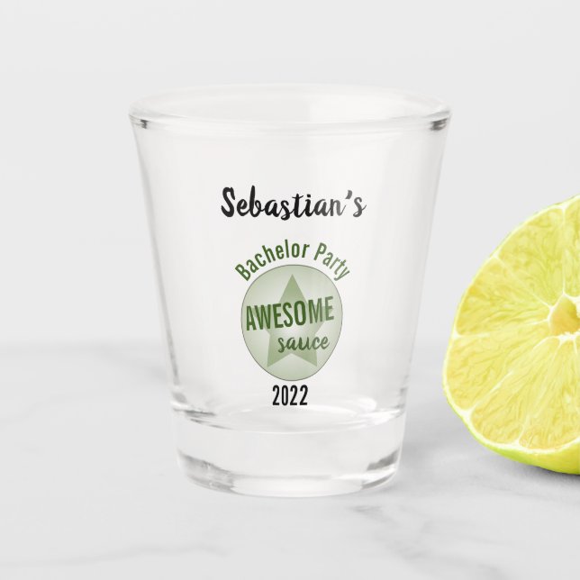 Copo De Shot Molho Incrível do Despedida de Solteiro Personaliz (Frente)
