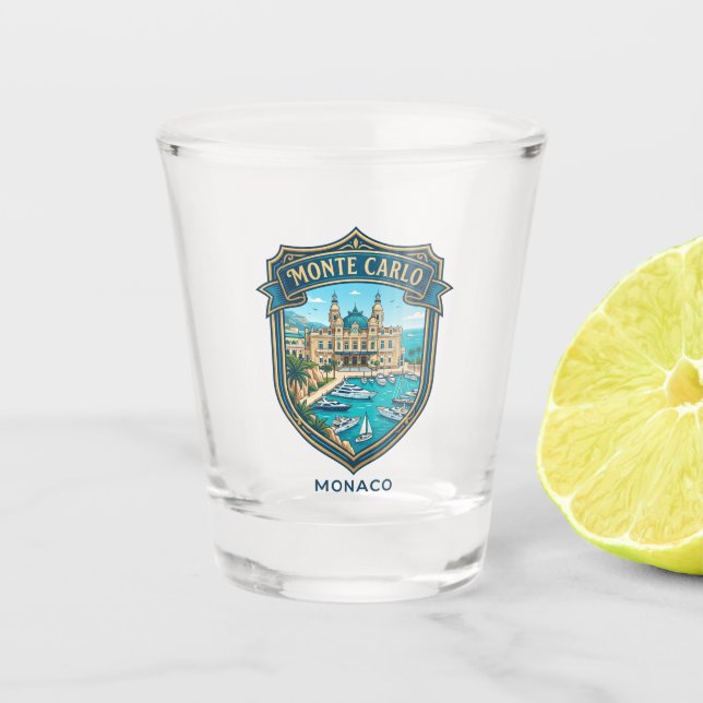 Copo De Shot Mônaco Monte Carlo Mônaco (Frente)