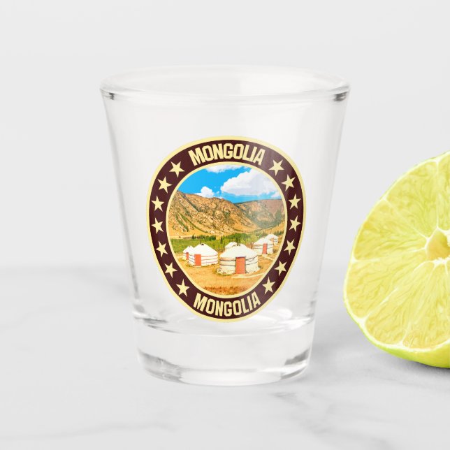 Copo De Shot Mongólia (Frente)