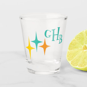 Copo De Shot Monograma triplo de Starburst