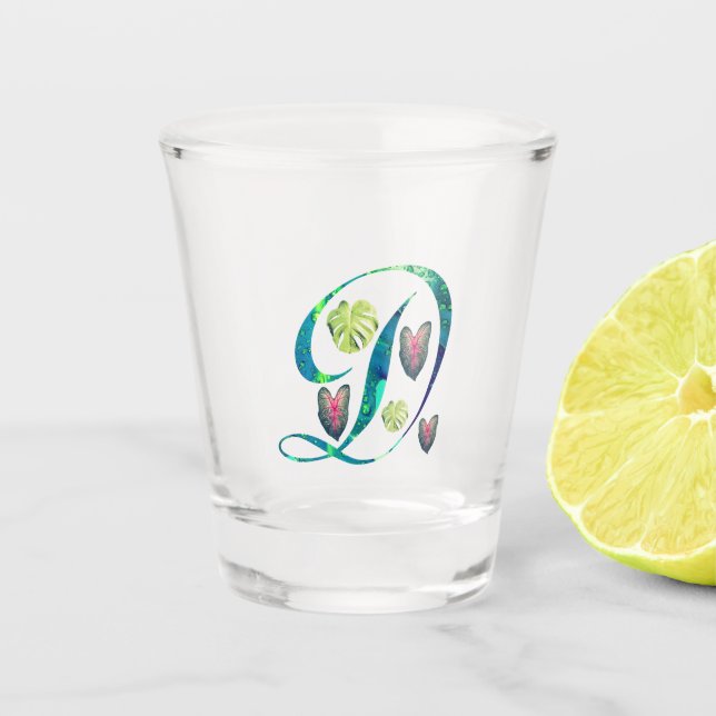 Copo De Shot Monstera Alphabet D (Frente)