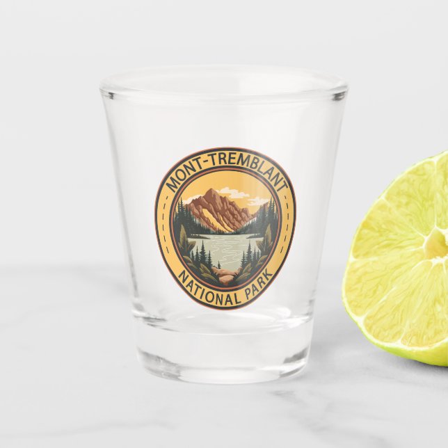 Copo De Shot Mont Tremblant National Park Crachá do Canadá (Frente)