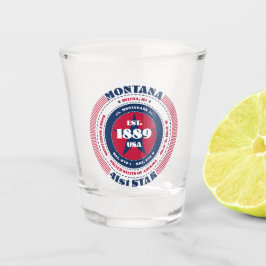 Copo De Shot Montana 41rua Star Patriotic Shot glass