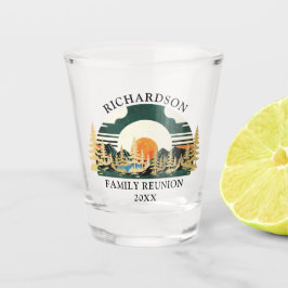Copo De Shot Montanha Sindicato da Família de Camp Personalizad
