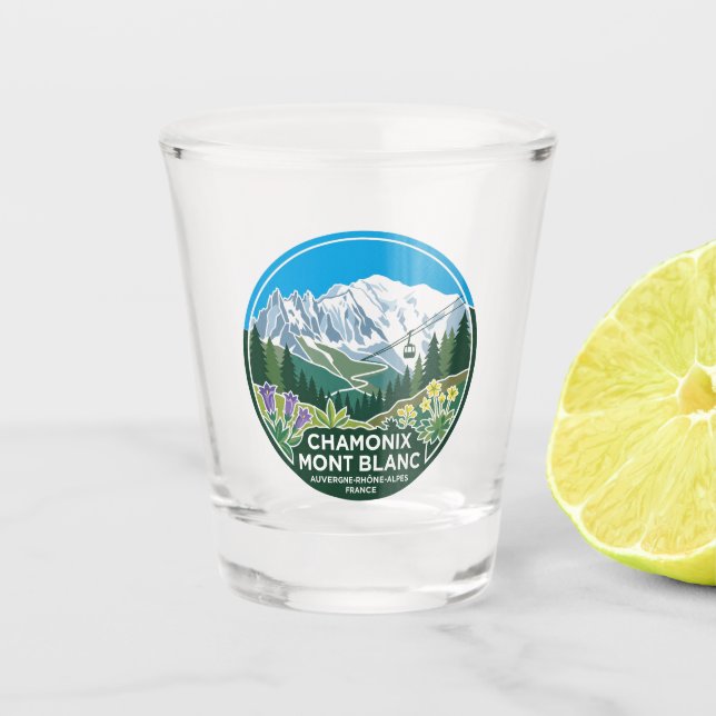 Copo De Shot Monte Branco França (Frente)