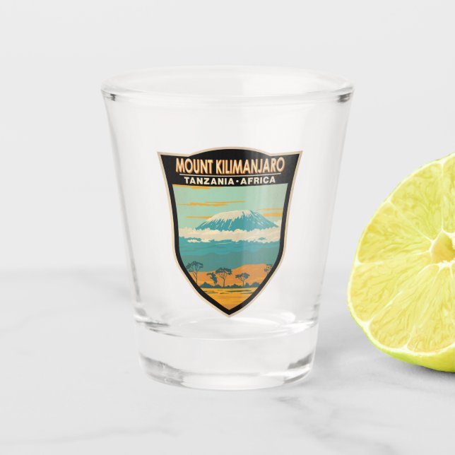 Copo De Shot Monte Kilimanjaro Tanzânia Africa Vintage (Frente)