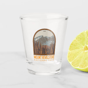 Copo De Shot Monte Revelstoke National Park Viagem Art Vintage