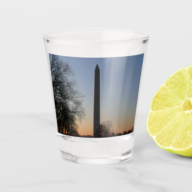 Copo De Shot Monumento a Washington ao Pôr-do-Sol em DC (Frente)