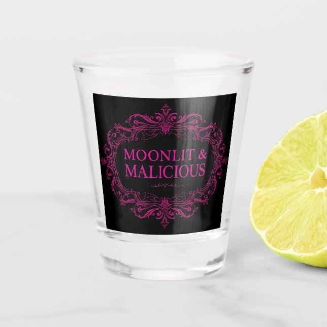 Copo De Shot Moonlit & Malicious Gothic Shot Glass (Frente)