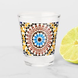 Copo De Shot Moroccan Zellige Harmony