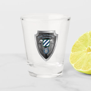 Copo De Shot Mostre seu orgulho na 3ª Infantaria do Exército