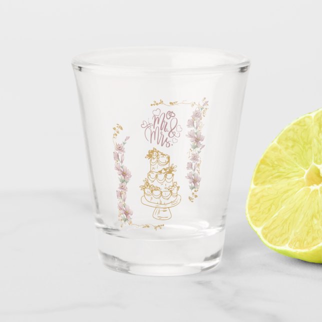 Copo De Shot mr e mrs (Frente)