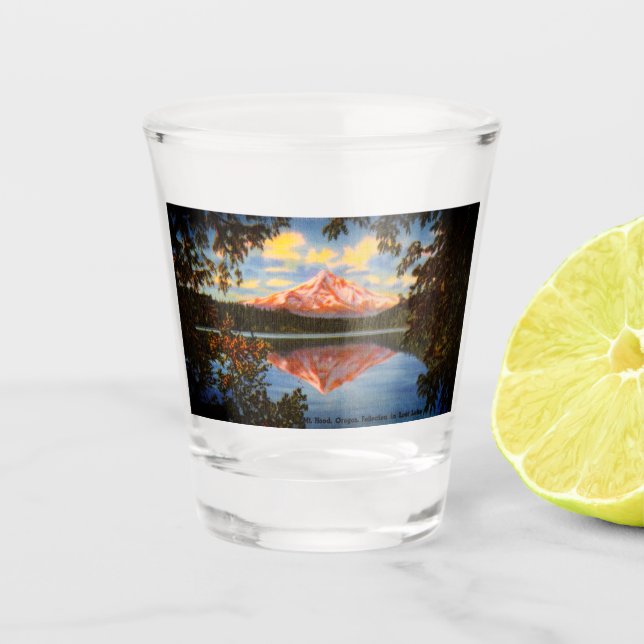 Copo De Shot Mt. Hood, Oregon Crystal Clear Lost Lake (Frente)