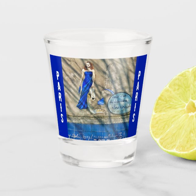 Copo De Shot Muro que eu te amo | Paris (Frente)