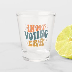 Copo De Shot Na Minha Época De Voto, Retro Wavy