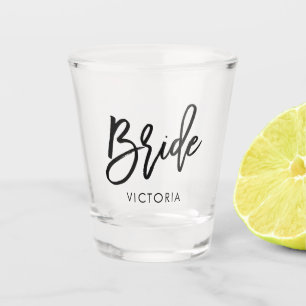 Copo De Shot Na moda Script "Bride" Personalizado